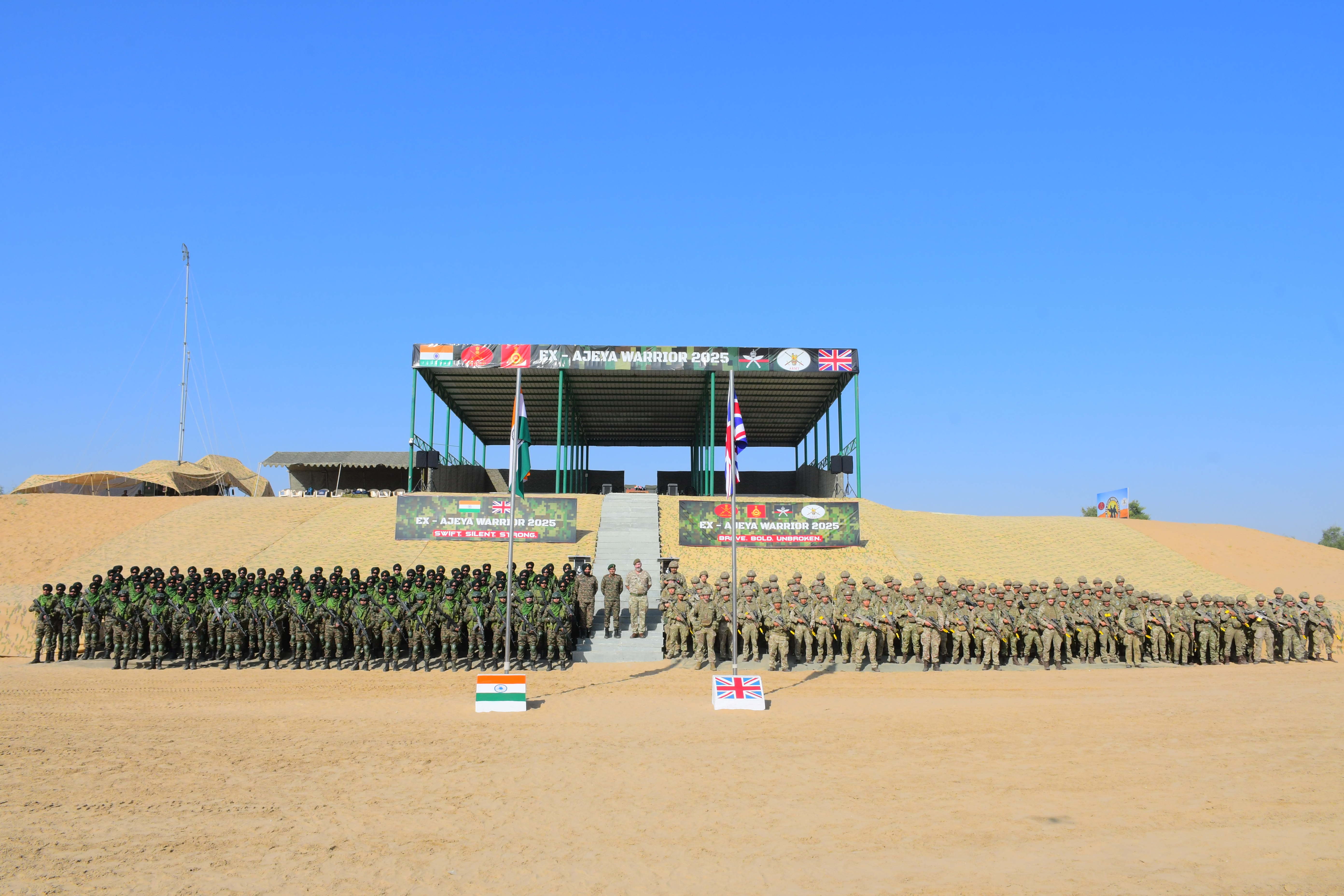 India-UK Joint Military Training Ex ‘Ajeya Warrior-25’ Underway in Rajasthan
